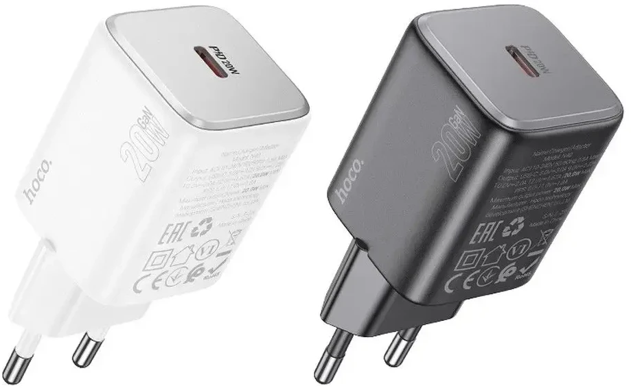 Įkroviklis Hoco N40 (1xUSB-C 20W) juodas