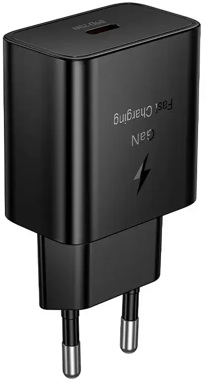 Telefono įkroviklis Hoco USB C QC PD 25W N76 juodas