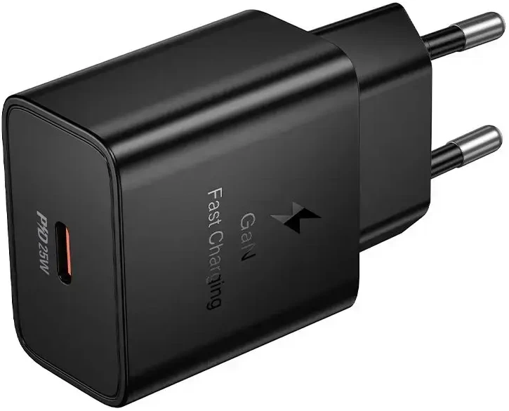 Telefono įkroviklis Hoco USB C QC PD 25W N76 juodas