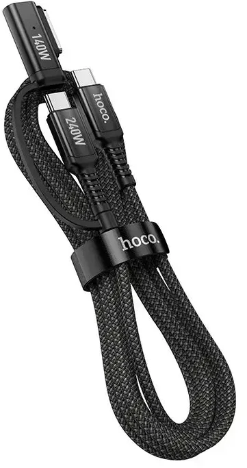 Laidas 2in1 USB C į USB C / Mag3 Hoco 240W 1,8 m U142 juodas