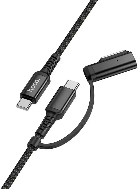 Laidas 2in1 USB C į USB C / Mag3 Hoco 240W 1,8 m U142 juodas