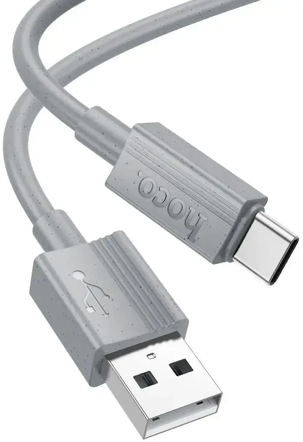 USB A į USB C laidas Hoco 3A 1 m X107 pilka