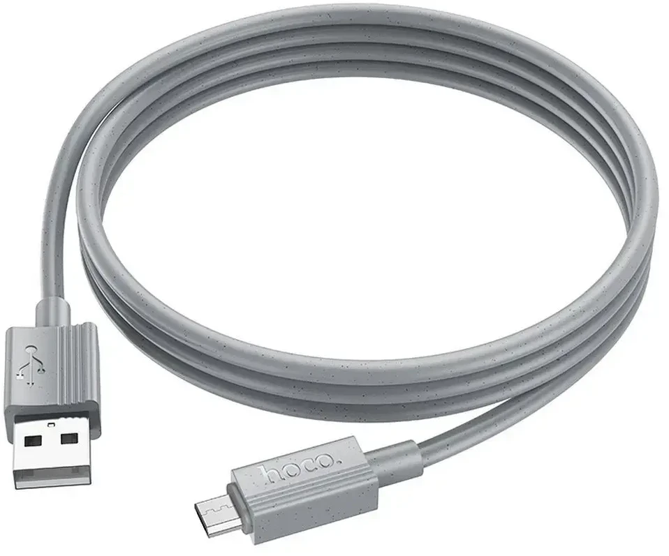 USB A į Micro USB laidas Hoco 2,4A 1 m X107 pilka