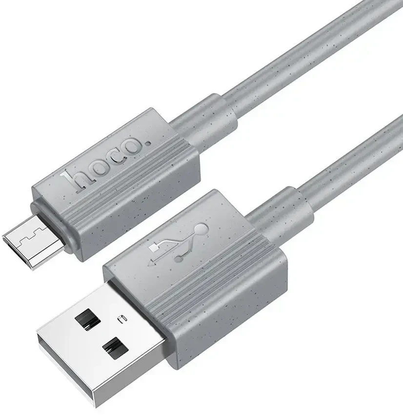 USB A į Micro USB laidas Hoco 2,4A 1 m X107 pilka