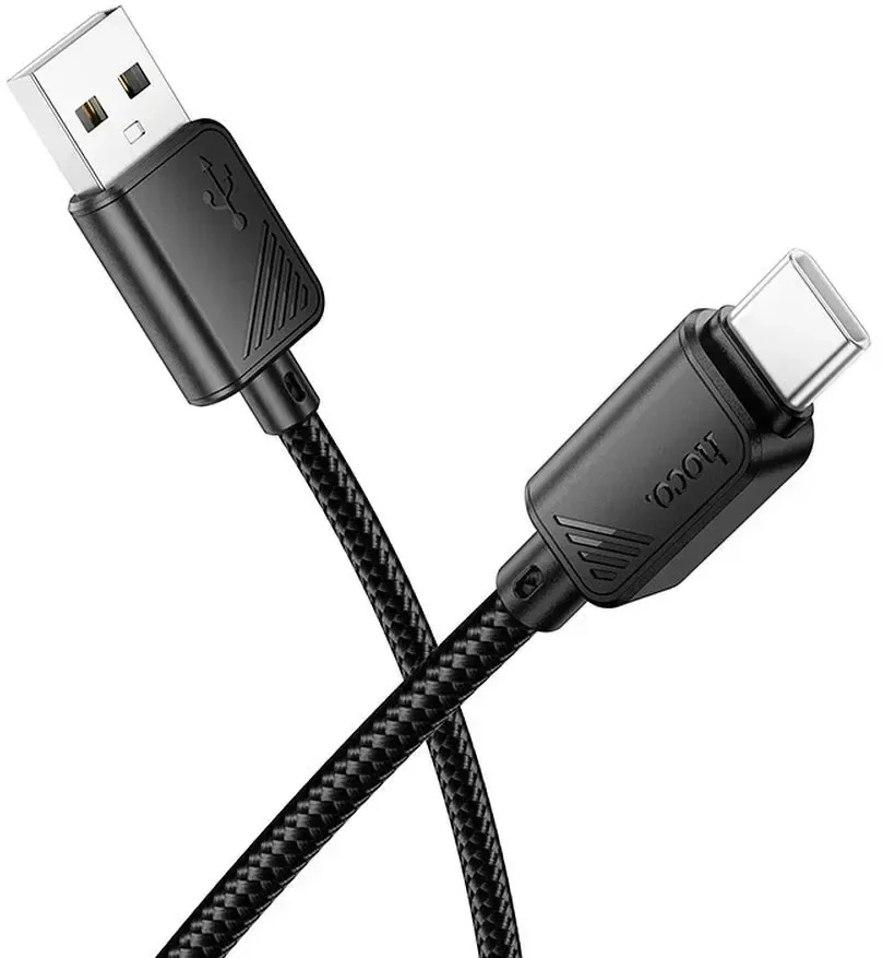 HOCO kabelis USB A do Type C 3A X113 1 m juodas