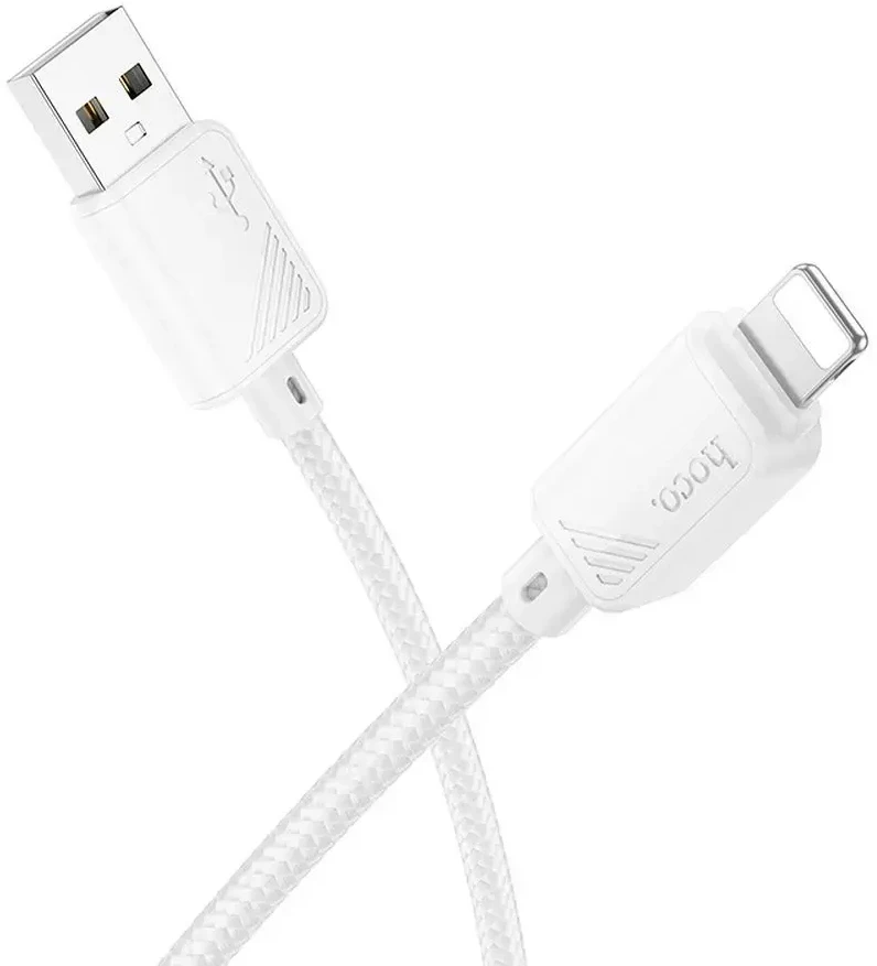 HOCO kabelis USB A į Lightning 2,4A X113 1 m baltas