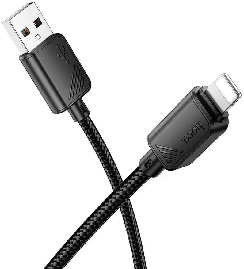 HOCO kabelis USB A į Lightning 2,4A X113 1 m juodas