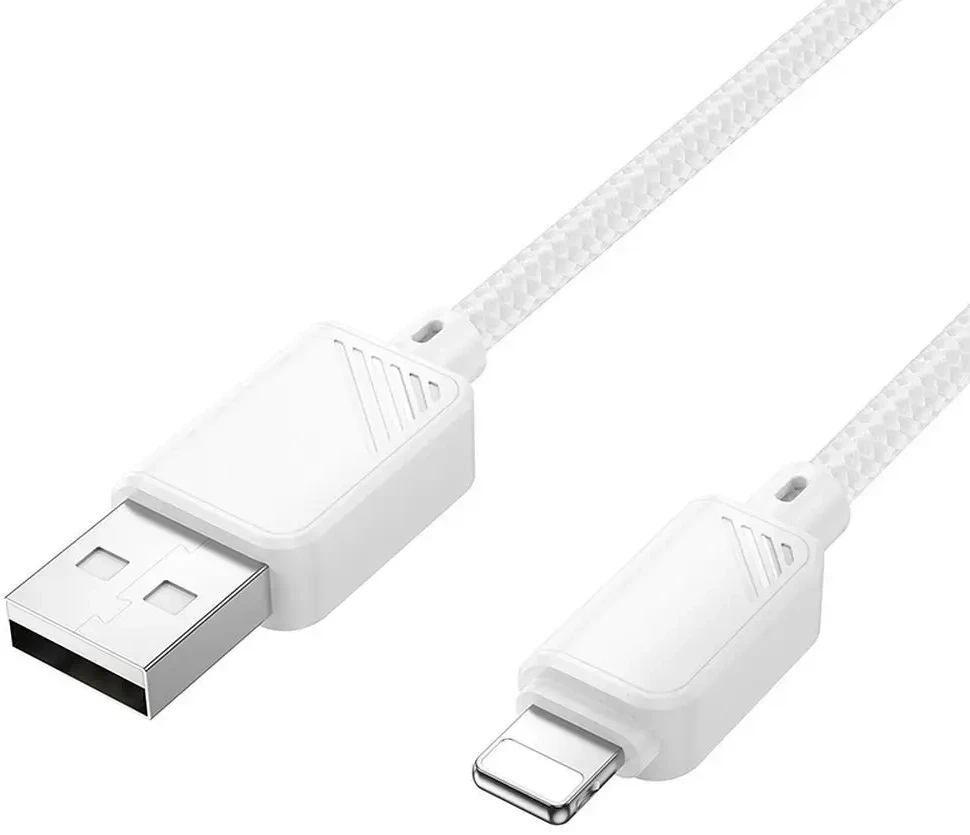 HOCO kabelis USB A į Lightning 2,4A X113 1 m baltas