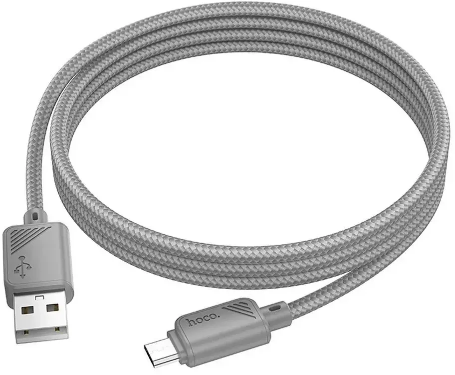 USB A į Micro USB laidas Hoco 2,4A 1 m X113 pilka