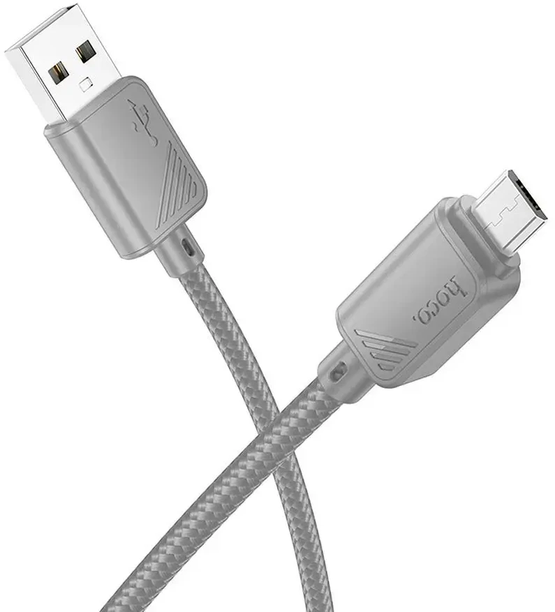 USB A į Micro USB laidas Hoco 2,4A 1 m X113 pilka