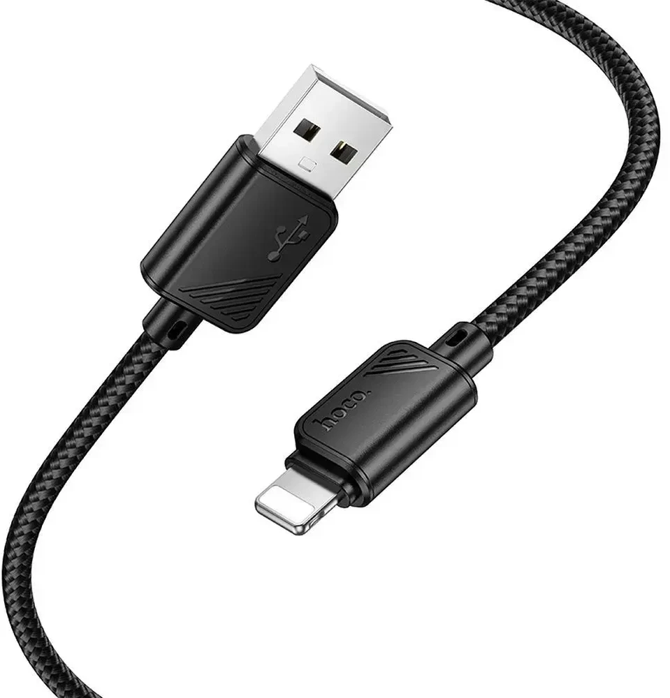 HOCO kabelis USB A į Lightning 2,4A X113 1 m juodas