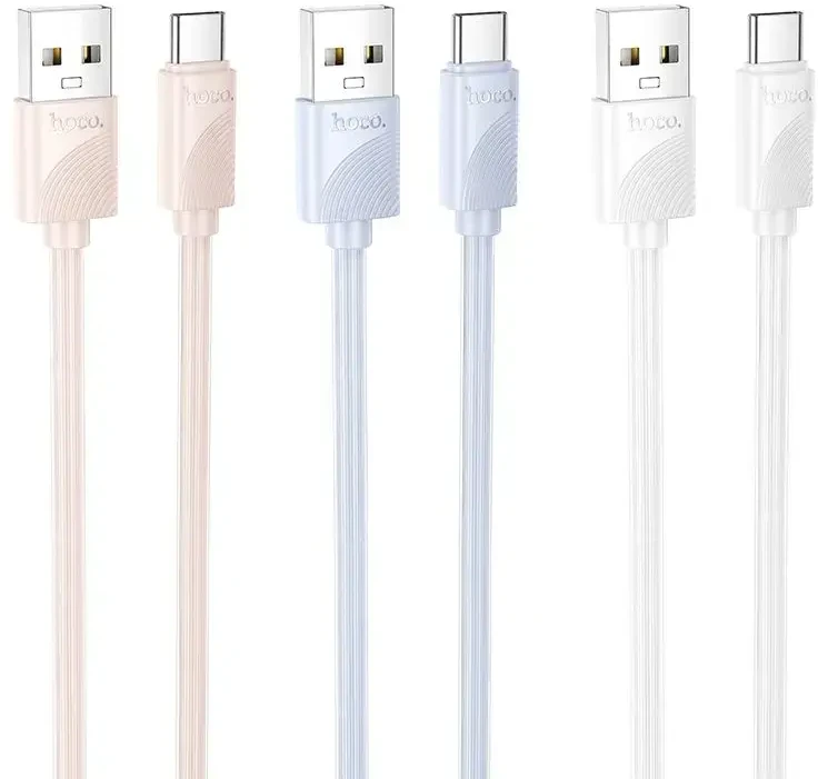 HOCO kabelis USB A į Lightning 2,4 A X114 1 m baltas
