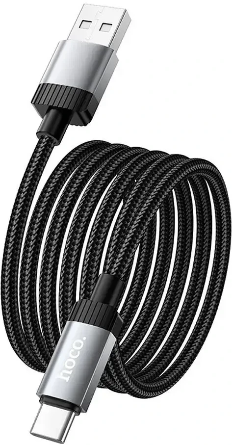 Cable USB A to USB C Hoco 3A 1 m X117 juodas