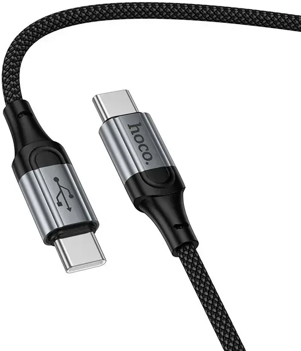 Cable USB C to CUSB Hoco PD 60W 1,5 m X121 juodas
