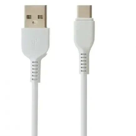 HOCO kabelis USB A to Type C 2,4A X20 1 m baltos spalvos