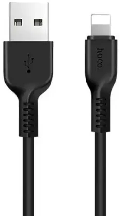 USB A tipo į „Lightning“ tipo laidas Hoco 2,4A, 1 m, juodas x20