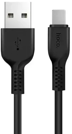 HOCO kabelis USB A į Type C 2,4A X20 1 m juodos spalvos