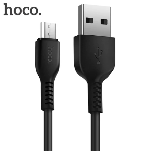 USB kabelis Hoco X20 Flash microUSB juodas 2m