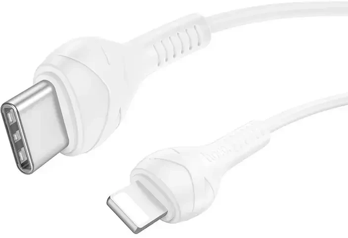 USB C - Lightning kabelis Hoco PD 27W 1 m X37 baltas