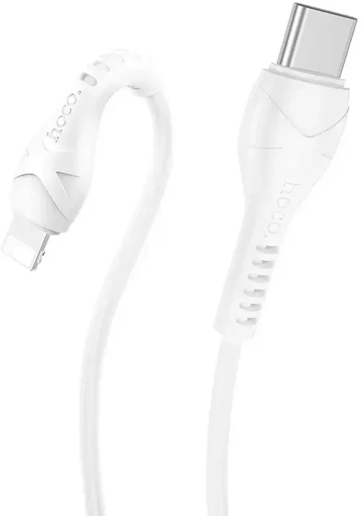 USB C - Lightning kabelis Hoco PD 27W 1 m X37 baltas