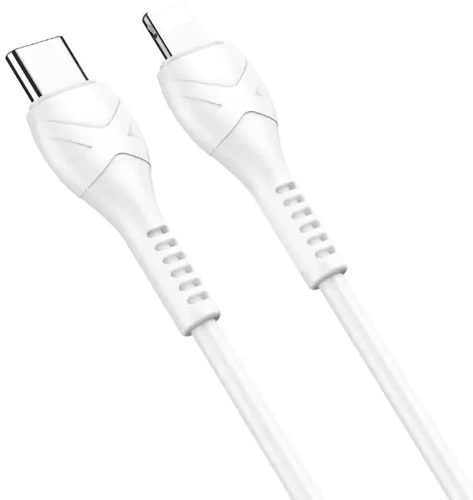 USB C - Lightning kabelis Hoco PD 27W 1 m X37 baltas