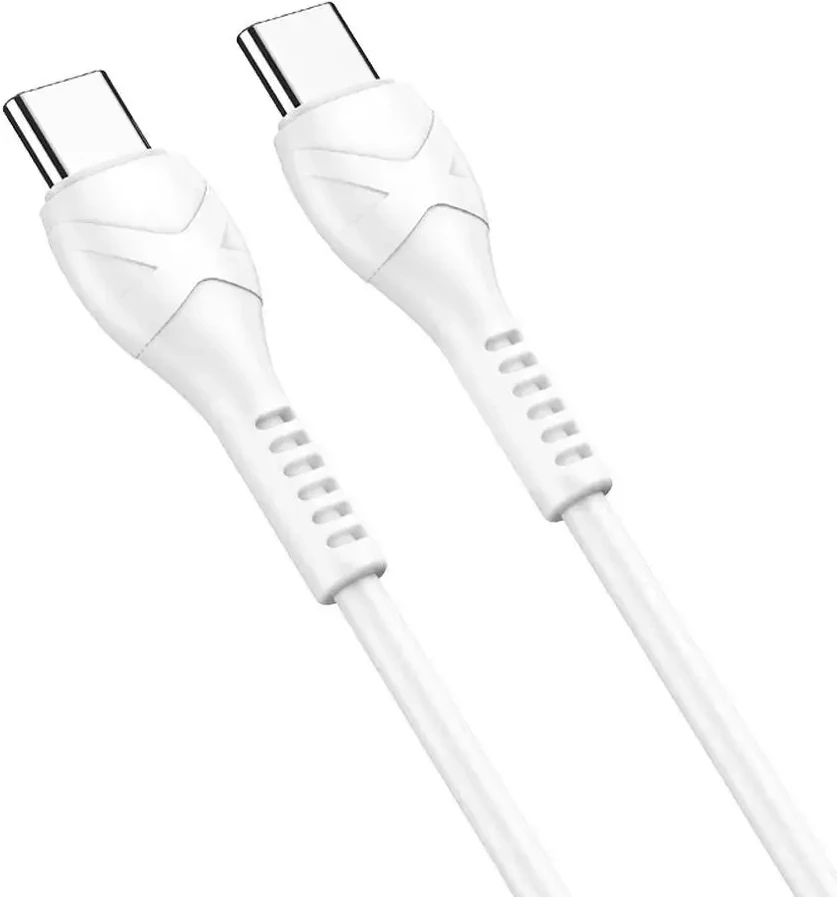 USB C į USB C laidas Hoco PD 60W 1 m X37 baltas