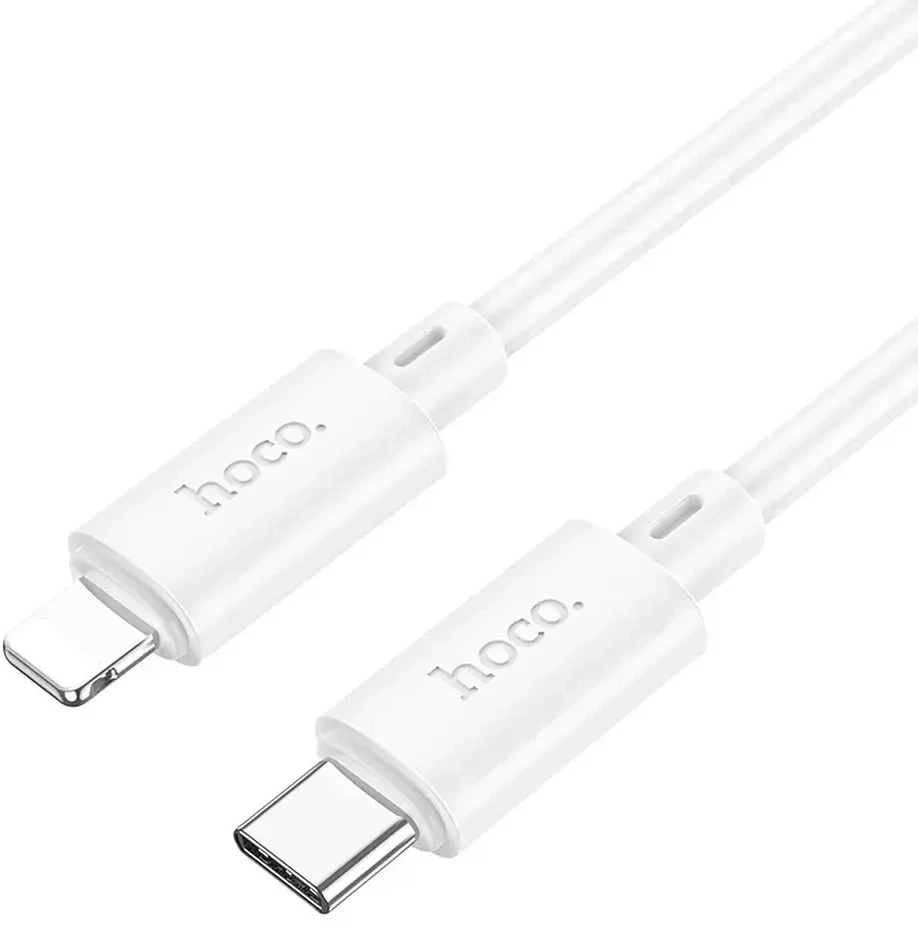 USB kabelis Hoco X88 "USB-C (Type-C) - Lightning" (20W) 1m baltas