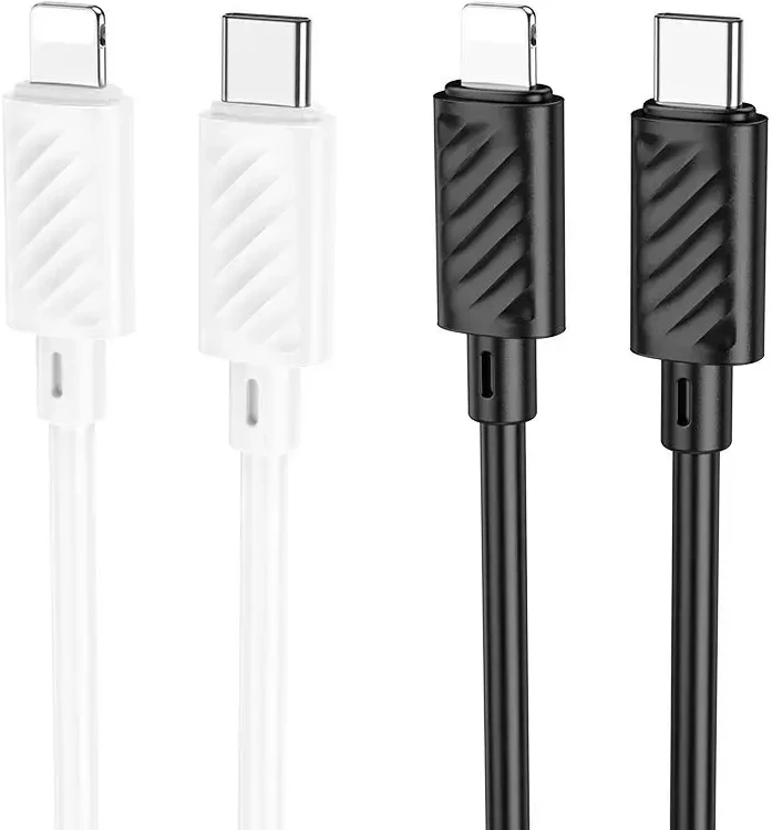 USB C - Lightning kabelis Hoco PD 27W 2 m X88 baltas