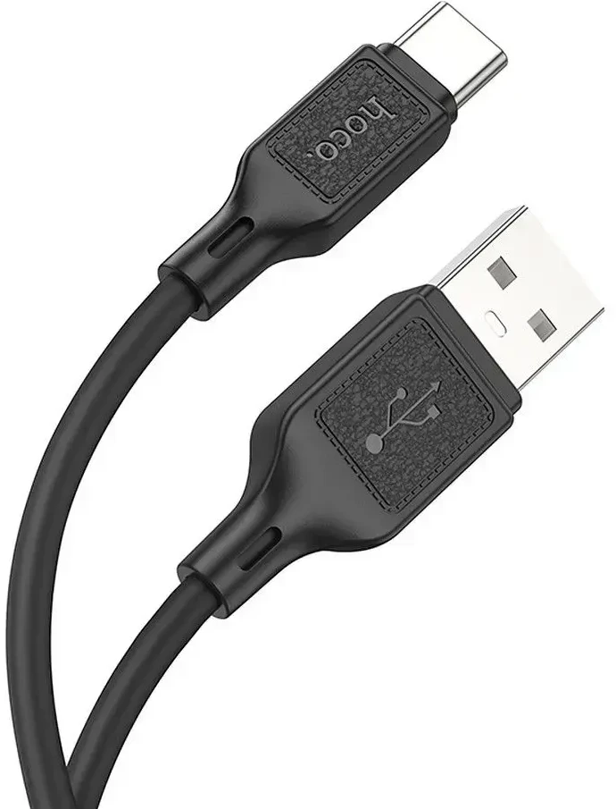 Cable USB A to USB C Hoco 3A 1 m X90 juodas