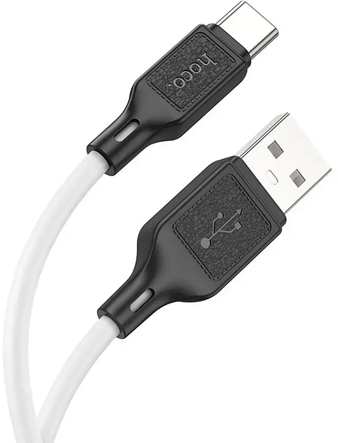 USB A į USB C laidas Hoco 3A 1 m X90 baltas