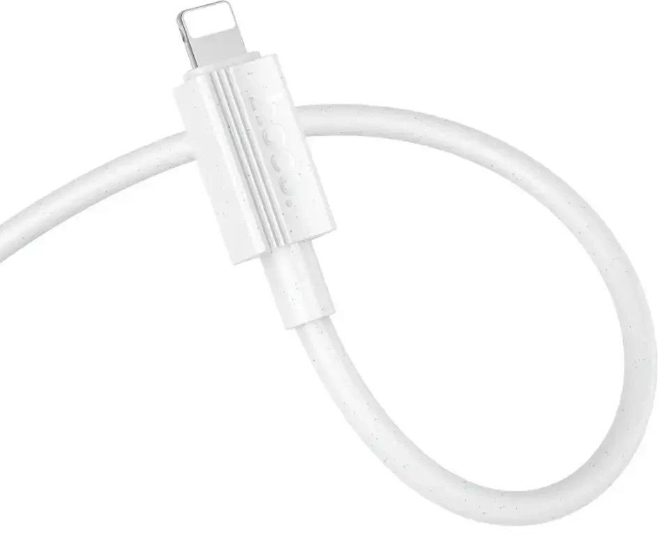 USB C - Lightning kabelis Hoco PD 27W 1 m X107 baltas