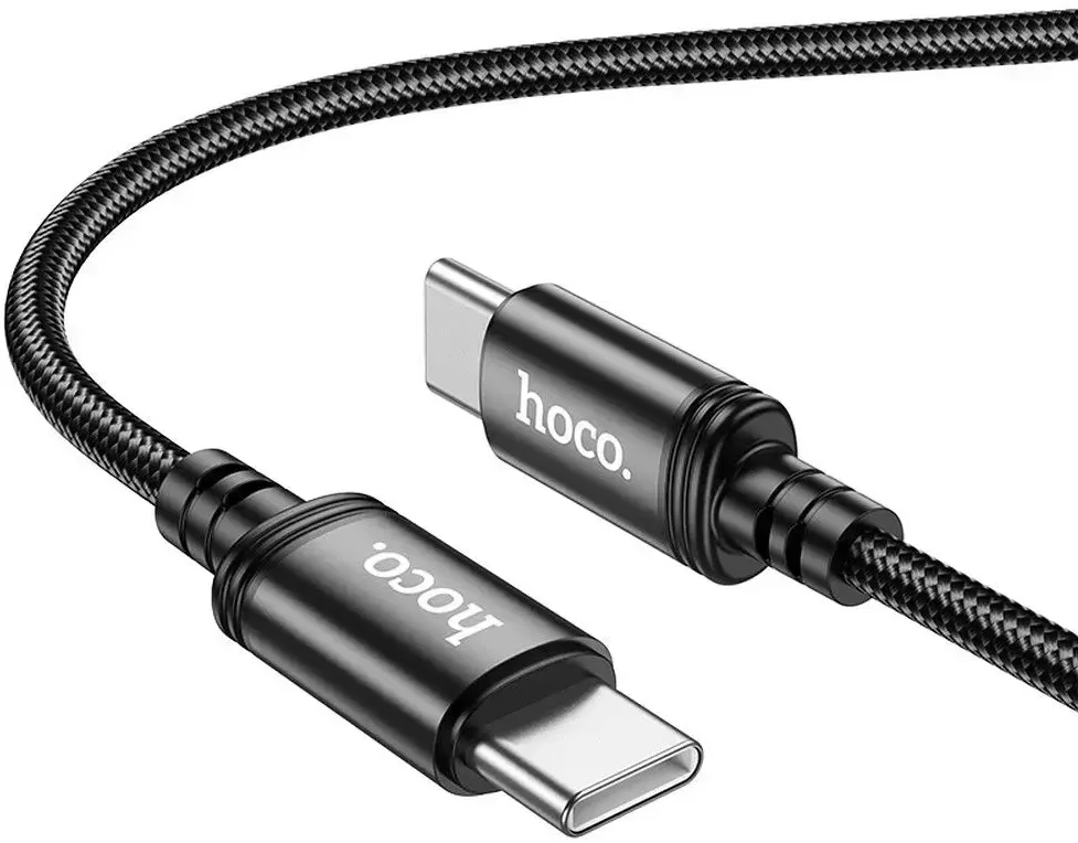 Cable USB C to USB C Hoco 3A 60W 3 m X91 juodas