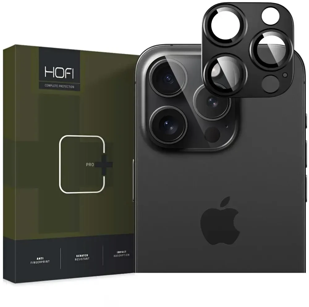 Kameros apsauga Apple iPhone 16 Pro / 16 Pro Max Hofi FullCam Pro+ juodas