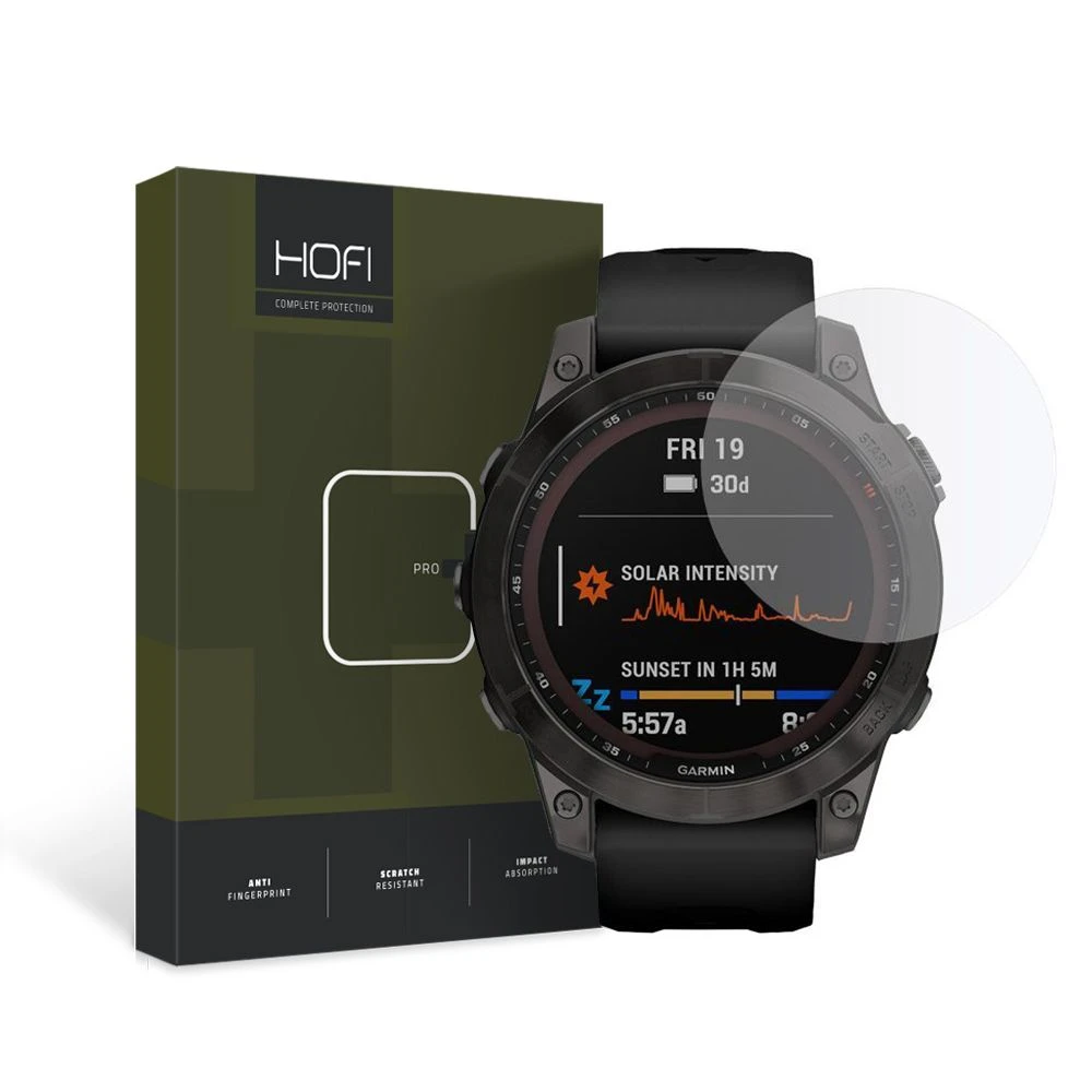 Hofi Glass Sukietintas stiklas Hofi Glass Pro + Garmin Fenix 7