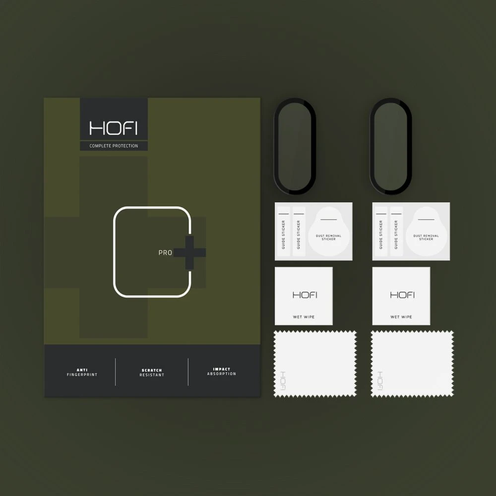 Hybrid Glass XIAOMI SMART BAND 9 / 9 NFC Hofi Hybrid Pro+ 2-pack juodas