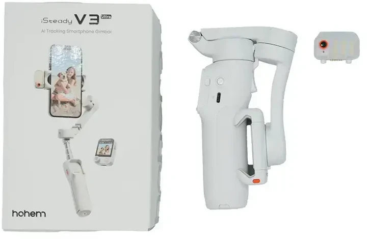 „Hohem iSteady V3 Ultra“ (baltas)