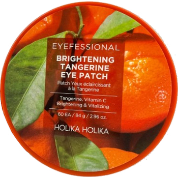 Holika Eyefessional Brightening Tangerine Eye Patch hidrogeliniai akių pleistrai su mandarinų ekstraktu 60vnt.