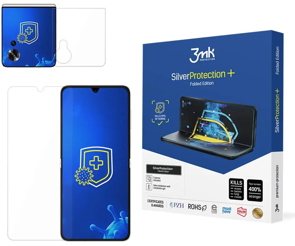3Mk Protection Honor Magic V Flip – 3mk SilverProtection+ sulankstytas leidimas