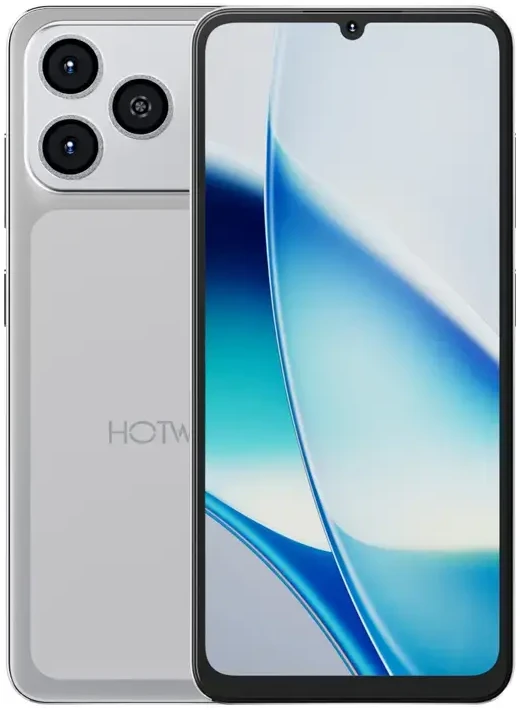 HOTWAV A17 Pro Max smartphone (sidabrinis)
