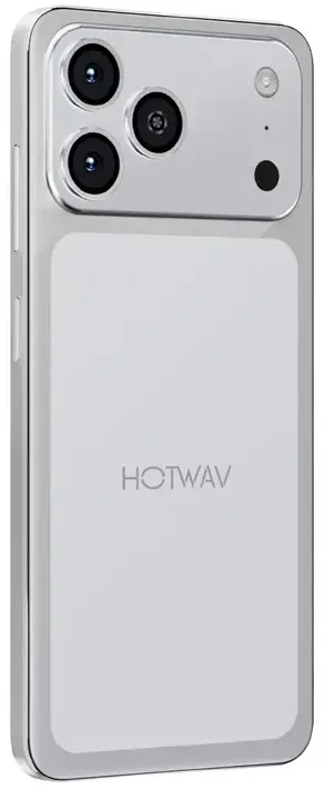 HOTWAV A17 Pro Max smartphone (sidabrinis)