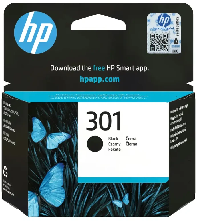 Tusz HP 301 Juodas Original Ink Cartridge (CH561EE#LS1)