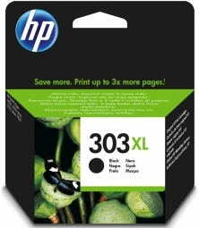 Hewlett Packard (HP) HP 303XL didelės talpos juodo rašalo kasetė, 600 puslapių, skirta HP ENVY Photo 6230, 7130, 7134, 7830 spausdintuvams