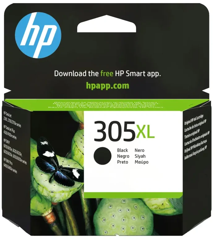 Hewlett Packard (HP) HP 305XL didelės talpos juoda originali rašalo kasetė