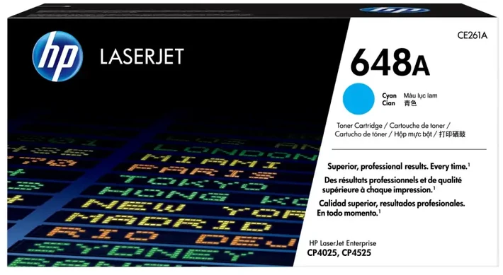 Hewlett Packard (HP) HP Color Laserjet CP4025/4525 series Toneris Cyan (11 000 puslapių)