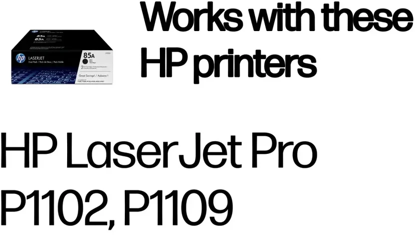 Hewlett Packard (HP) HP Toneris Juodas 85A for LaserJet P1102,P1102w,doublepack (2x1.600 pages)
