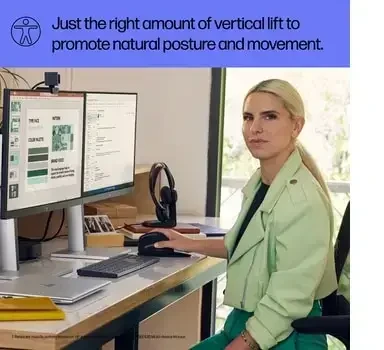 Hewlett Packard (HP) HP 925 ergonomiška vertikali belaidė Bluetooth pelė - nuimamas riešo atramas, universali - juoda