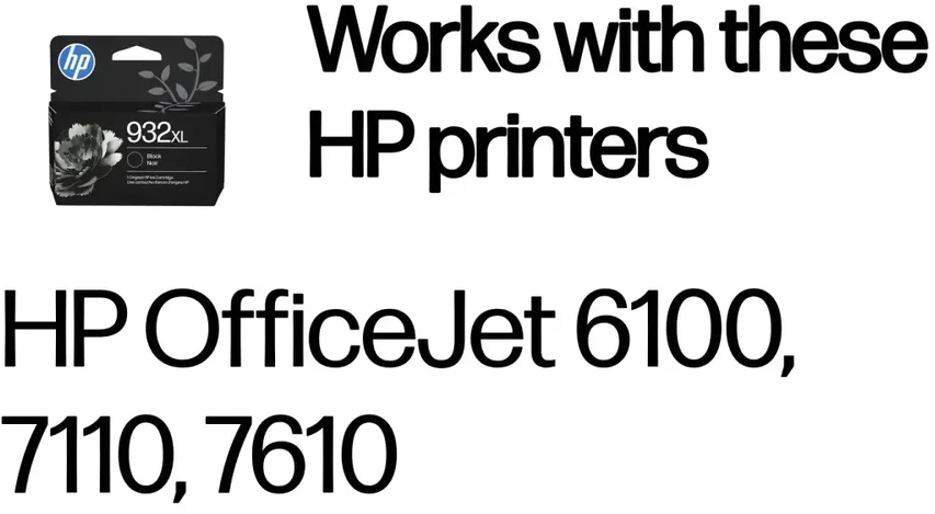 Hewlett Packard (HP) Rašalas HP rašalas CN053AE Nr. 932XL (juodas)