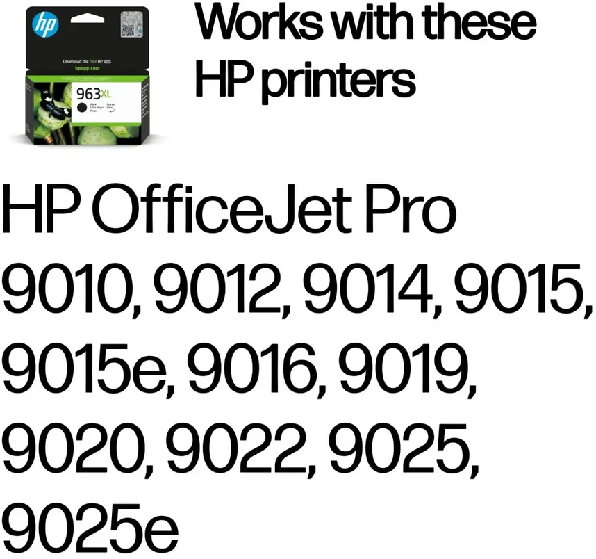 Hewlett Packard (HP) HP 963XL juoda 3JA30AE Instant Ink