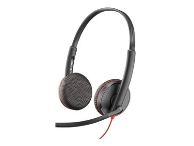 Poly Blackwire 3225 stereo ausinės su mikrofonu