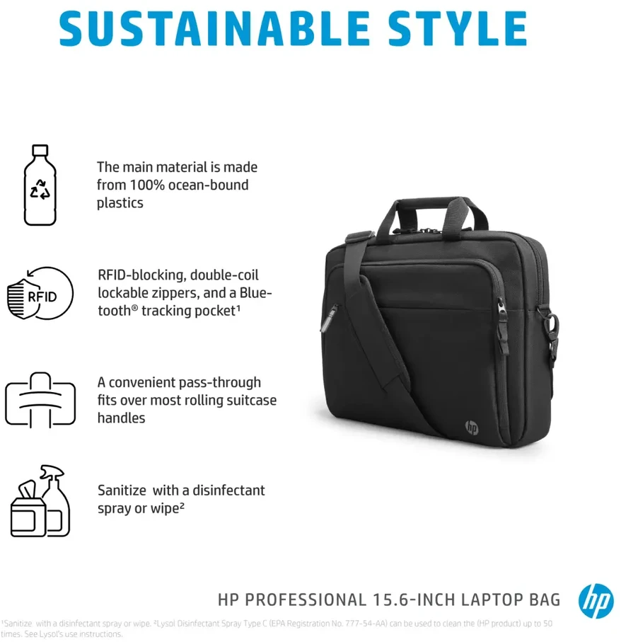 Hewlett Packard (HP) HP Professional 15.6-inch Nešiojamas kompiuteris Bag